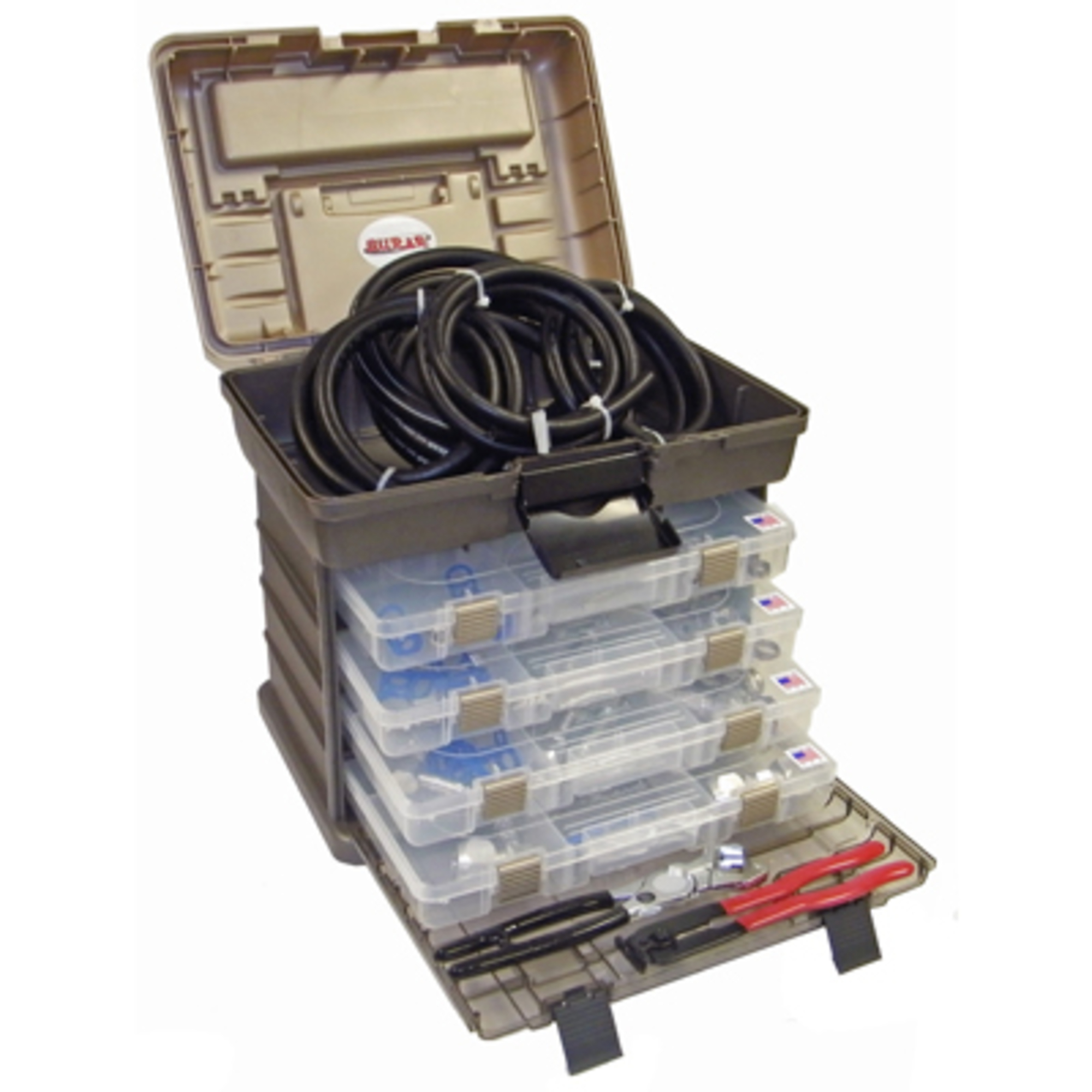 S.U.R.&R. Deluxe A/C Line Repair Kit — 47 Pieces, 20ft. Hose, Model# SRRAC1387